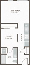 Maris Apartments West Seattle WA Live Work Open One Bed 1